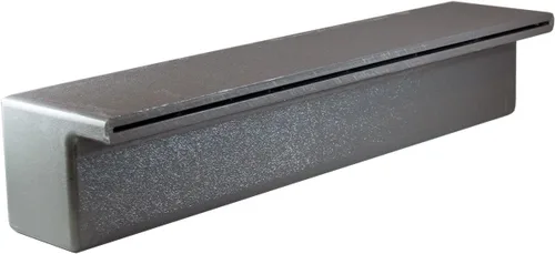 Vista 5 de Tomaso - Soporte de pared de plástico gris de 6 pulgadas con cascada de ABS para descenso en cascada de agua, spillway para piscina, spa, montaje