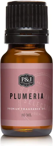 P&J Trading Aceite de fragancia para difusores para el hogar – Plumeria 0.3 fl oz Fragancia aromas para hacer velas – Suministros de fabricación de