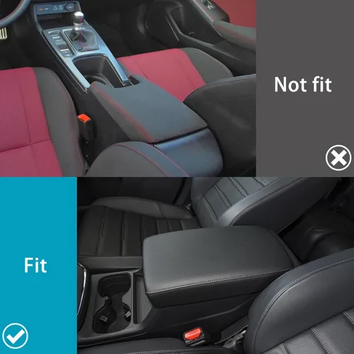Vista 4 de Cubierta de Reposabrazos de Consola Central Compatible con Accesorios Honda CRV 2023 2024 2025 2026, para Cubierta Protectora de Caja
