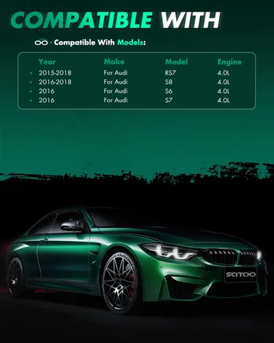 Vista 7 de Bobina de encendido SCITOO 1 pieza 2015-2018 RS7 4.0L 2016-2016 S7 4.0L 2016-2017 S8 4.0L 2015-2015 S8 4.0L Construido después del 30/03/15