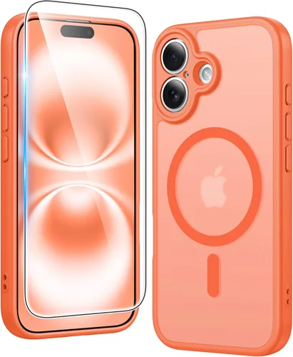 Vista 136 de FNTCASE para iPhone Air Case Clear: Fundas magnéticas para teléfono con protector de pantalla a prueba de caídas, compatibles con Magsafe, delgadas