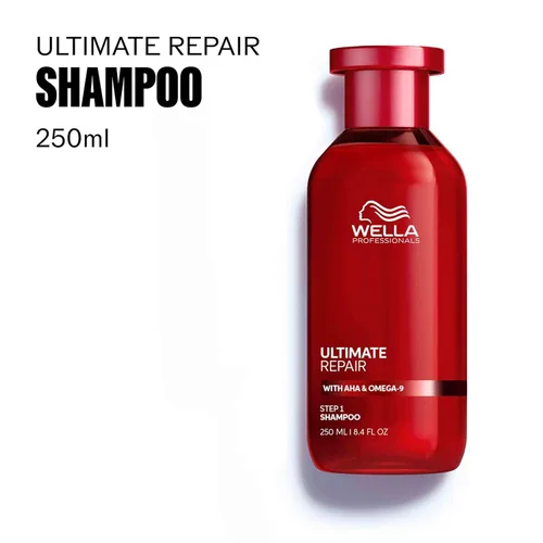 Vista 2 de Wella Professionals ULTIMATE REPAIR Shampoo,Conditioner and Miracle Hair Rescue Luxury Leave-In Treatment Bundle Repairs, Strengthens, & Moisturizes