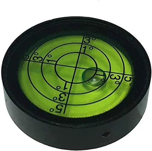 Vista 4 de Nivel universal de aleación de aluminio de alta precisión Horizontal Bubble Cardan Nivel Horizontal Bubble Band Horizontal (28X11)