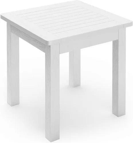 Vista 52 de YEFU Mesa auxiliar de exterior para patio: HIPS de 16 pulgadas resistente a la intemperie, mesas Adirondack resistentes al agua - Mesas auxiliares