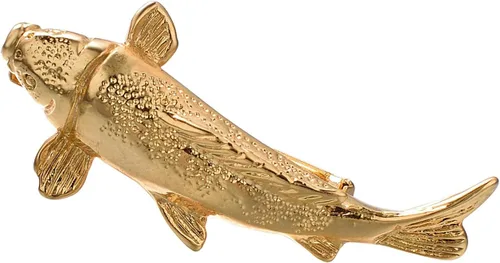 Yoursfs Unique Goldfish Tie Clip for Men Animal Fish Carp Tie Clip Bar Novelty Tie Clip Pin Jewelry Gift for Men Boy