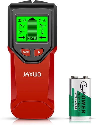 Vista 12 de Escáner de pared con buscador de pernos 5 en 1 con chip inteligente y pantalla LCD HD, detector de vigas para el centro y borde de madera, alambre