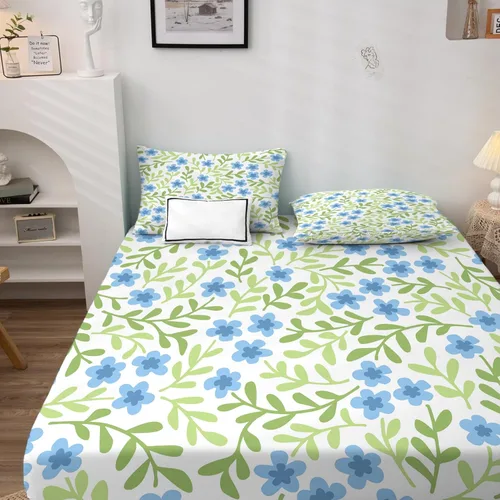 Vista 45 de Juego de sábanas abstractas tamaño individual, sábanas de microfibra suave, bolsillo profundo, sábanas y fundas de almohada estampadas sin arrugas