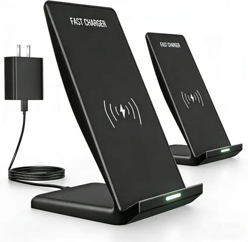 Vista 11 de Soporte de Carga Inalámbrica, Estación de Carga Rápida de Teléfono Inalámbrico de 15 W con Bloque USB C de 20 W para Samsung W26/S25