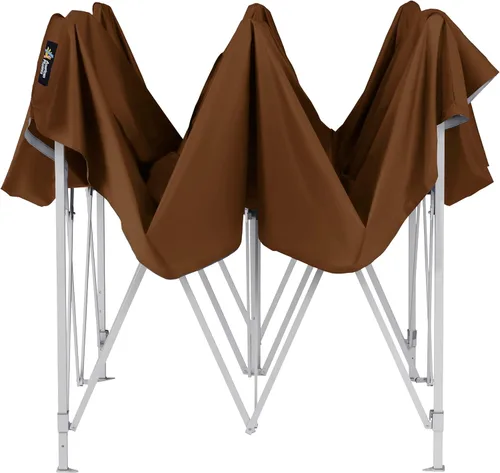 Vista 6 de AMERICAN PHOENIX Tienda de campaña desplegable de 10 x 10 pies, portátil, instantánea, comercial, al aire libre, playa, refugio de mercado Blanco