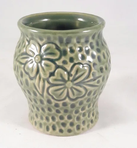 Vista 4 de Lucky Bamboo - Florero de flores gemelas de 3 '' diseño único - de Jmbamboo