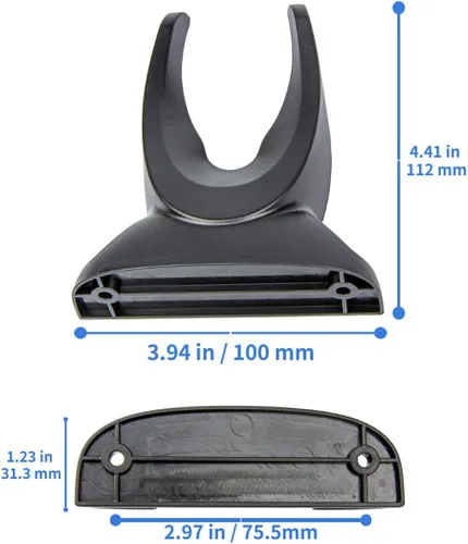 Vista 3 de VENREA Soporte universal para escáner de código de barras, soporte de escaneo de código de barras, soporte de estante para lector de códigos
