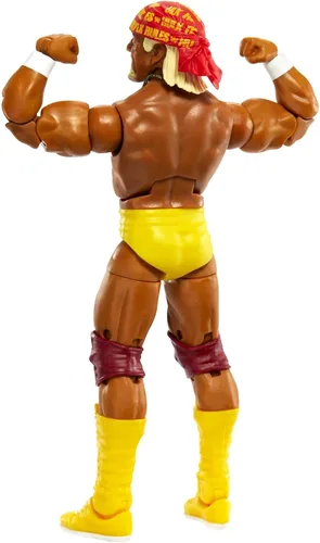Vista 5 de Mattel Hulk Hogan Elite Collection Figura de acción, 6 pulgadas, regalo coleccionable para fanáticos a partir de 8 años