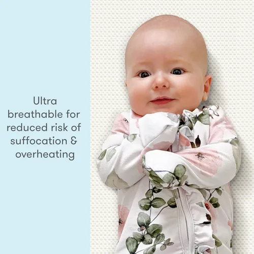 Vista 3 de Colchón para Mini Cuna Newton Baby 24" x 38" - Ultra-Transpirable Comprobado para Reducir el Riesgo de Asfixia, 100% Lavable - Funda Extraíble