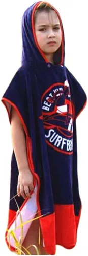 Vista 13 de BANGSAUR Toalla con capucha para niños, para el baño, la playa, toallas de algodón suave, absorbente, para piscina, con capucha, poncho para bebé