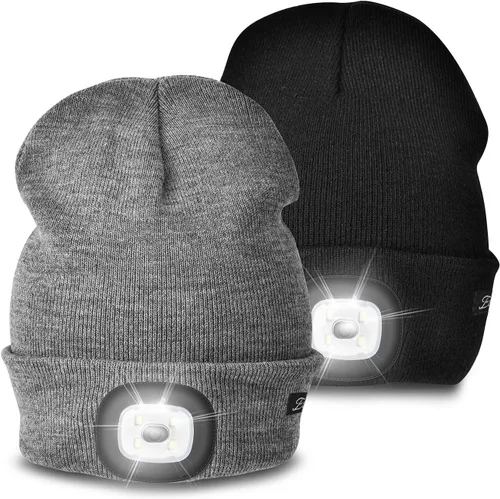 Vista 57 de Etsfmoa Gorro unisex con la luz, regalos para hombres, papá, padre, gorras recargables por USB