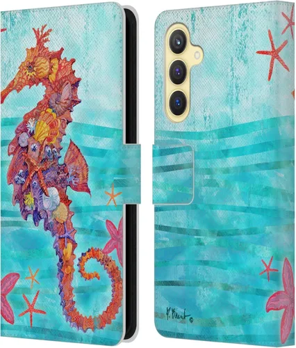 Vista 18 de Head Case Designs Funda de piel con licencia oficial de Paul Brent Agate Mermaid Coastal compatible con Samsung Galaxy S23 FE 5G