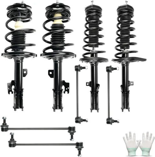 Vista 87 de Torchbeam Conjunto de puntales delanteros con amortiguadores de resorte helicoidal Reemplazo para Mazda 3 2004-2013 172263/172264