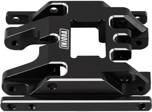 Vista 5 de INJORA Soporte de transmisión de placa deslizante de aluminio 0.60 oz para 1/18 RC Crawler TRX4M actualización