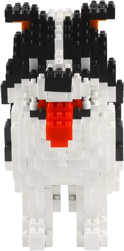 Vista 5 de Larcele Juego de Bloques de Construcción de Perro Micro, Kit de Ladrillos de Juguete de Construcción Mini para Mascotas, 950 Piezas KLJM-02