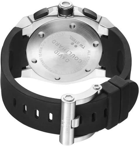 Vista 4 de TW Steel CE4019 CEO Tech Reloj de cuarzo negro con pantalla analógica para hombre, Negro -, Reloj de cuarzo, cronógrafo