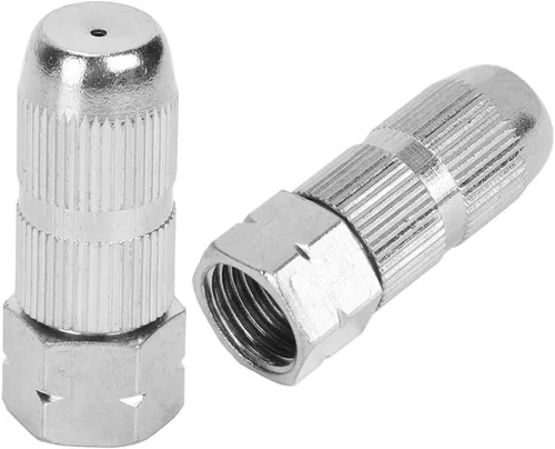 Vista 7 de 2 puntas de boquilla pulverizadora, G3/8 DN10 Boquilla ajustable con patrón de cono de latón, boquilla atomizadora de manguera para rociador