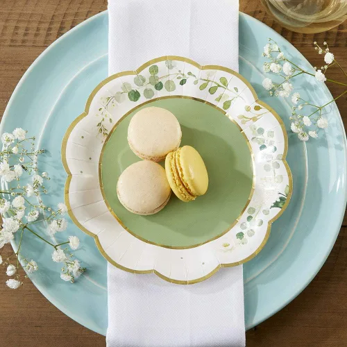 Vista 22 de Kate Aspen Tea Time - Platos de papel