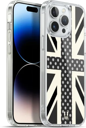 Vista 144 de Head Case Designs Blue Gingham Union Jack Collection - Funda de gel suave compatible con Apple iPhone 7 Plus/iPhone 8 Plus