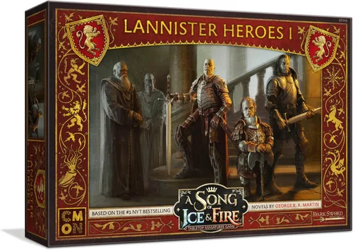 Juego de Miniaturas de Mesa Una Canción de Hielo y Fuego Conjunto de Héroes Lannister I - ¡Comanda el Poder de los Héroes Icónicos de los Lannister!
