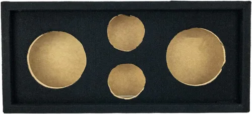 Vista 2 de Q Power Caja de subwoofer de audio para coche Chuchero para altavoces de 8 pulgadas y 3 pulgadas