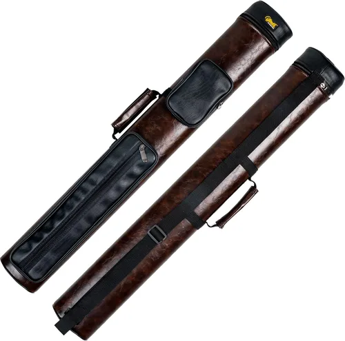 Vista 7 de Estuche para taco de piscina Billmart, Estuche de transporte de palo de piscina duro de 2 x 3, Accesorios para palo de billar Negro