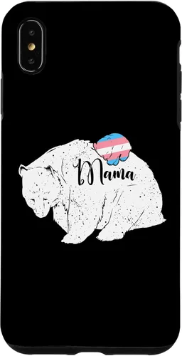 Vista 7 de Funda para iPhone 15 Transgender Mama Bear Hijo Hija