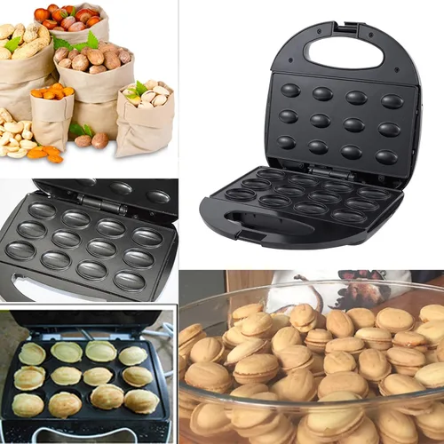 Vista 4 de 12 Galleta de nuez Fabricante de galletas Fabricante de dulces de galletas de nogal Forma de galleta Oreshki Maker