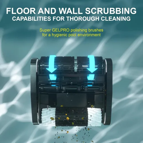Vista 2 de 8streme Black Pearl Ultra Robotic - Limpiador de piscinas - Aspiradora enterrada alimentada por batería para piscinas de hasta 10 pies