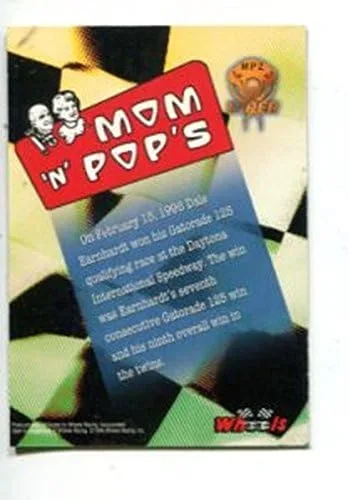 Vista 2 de MOM 'N' POPS DALE EARNHARDT CARD-GATORADE TROPHY-nm