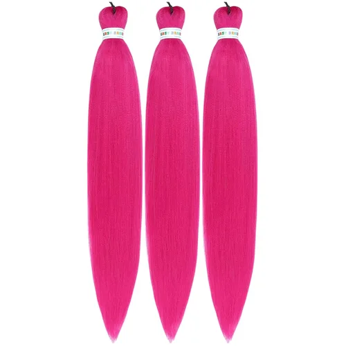 Vista 58 de Extensiones de Cabello para Trenzar Leticia Cabello Sintético Preestirado Yaki Cabello Ez para Trenzar