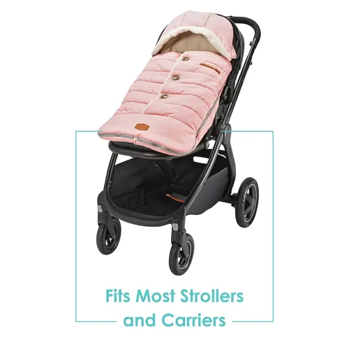 Vista 3 de JJ Cole Bundle Me Winter - Funda para asiento de automóvil y bolsa de banderines para niños pequeños, urbana, resistente a la intemperie, accesorios