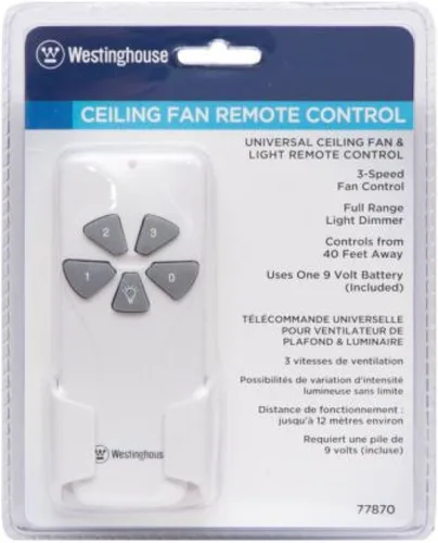 Vista 3 de Westinghouse 7787000 - Ventilador de techo y luz con control remoto., 7787000, 120.00 volts