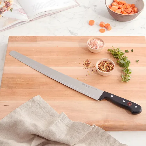Vista 2 de WÜSTHOF Gourmet Cuchillo de brisket de 14" con filo hueco