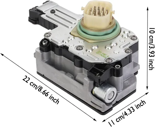 Vista 2 de 545RFE Solenoide Pack BLOCK – Solenoide de transmisión OEM para Dodge Ram 1500 2500 3500 (2004 y posteriores) – Solo enchufe blanco – Compatible