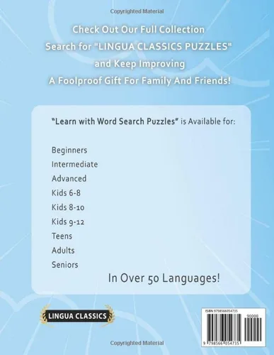 Vista 2 de LEARN RUSSIAN WITH WORD SEARCH PUZZLES FOR KIDS 8 - 10 - Discover How to Improve Foreign Language Skills with a Fun Vocabulary Builder. Find 2000