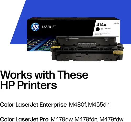 Vista 3 de HP 414A (W2020AD1) Cartucho Original Negro Toner 2-Pack para M454/M455/M479