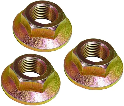 Vista 7 de Tuerca hexagonal de eje de hoja 912-0417 912-0417A 712-0417A 712-0417 Compatible con cortacésped MTD E20, para cortacésped Cub Cadet Zero Turn RZT