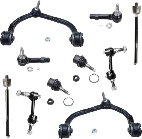 Vista 205 de Detroit Axle - Kit de brazos de control de extremo delantero RWD para cargador Chrysler 300 Dodge Challenger 11-19, brazos de control