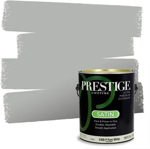 Vista 65 de Prestige Paints - 2 en 1, pintura base y pintura de exterior, P400-D-SW7053