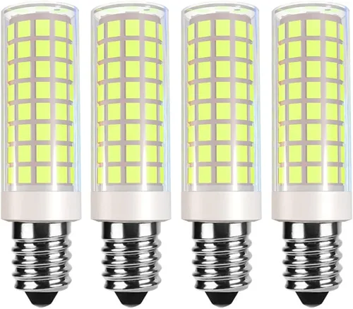 Vista 10 de Bombilla LED E14 E14, bombilla de base europea E14, bombilla de campana de cocina E14, bombilla de araña de 120 V de repuesto para lámpara de sal