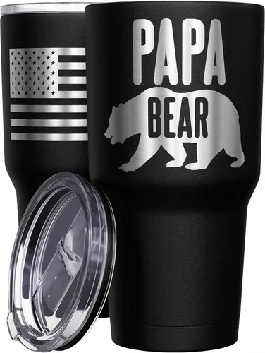 Vista 49 de We The People Holsters - Vaso térmico de 30 onzas, 0% Liberal, Negro