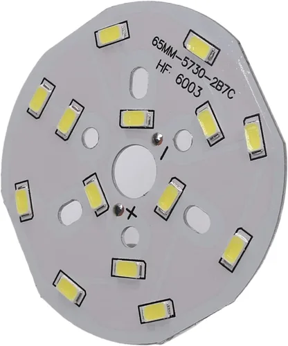 Vista 14 de Bettomshin Módulo de chip LED, tablero de aluminio, 12W 300mA blanco cálido 3000K lámpara de reflector de alta potencia, 2.56 pulgadas de diámetro