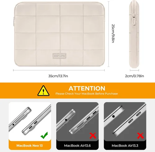 Vista 4 de EooCoo Funda para MacBook Neo de 13 pulgadas 2026 modelo A3404, cristal Cristal cítrico