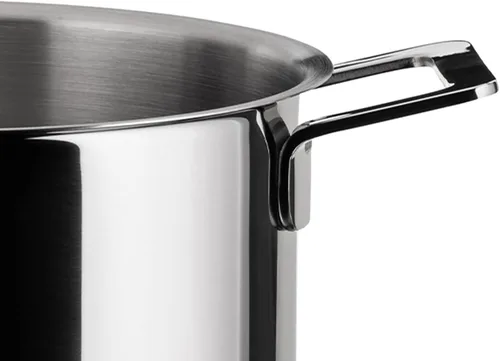Vista 5 de A Di Alessi,AJM100/24 "POTS & PANS", olla de acero inoxidable 18/10 pulido con espejo, 9 cuartos de galón 10 oz