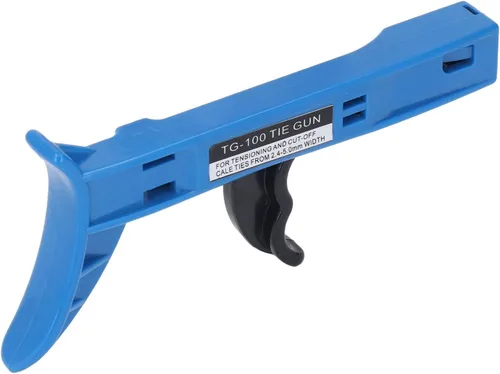 Vista 2 de Cortador de bridas de cables, tensor de cremallera, herramienta de amarre de cremallera, pistola de sujeción de cables, punto de corte al ras